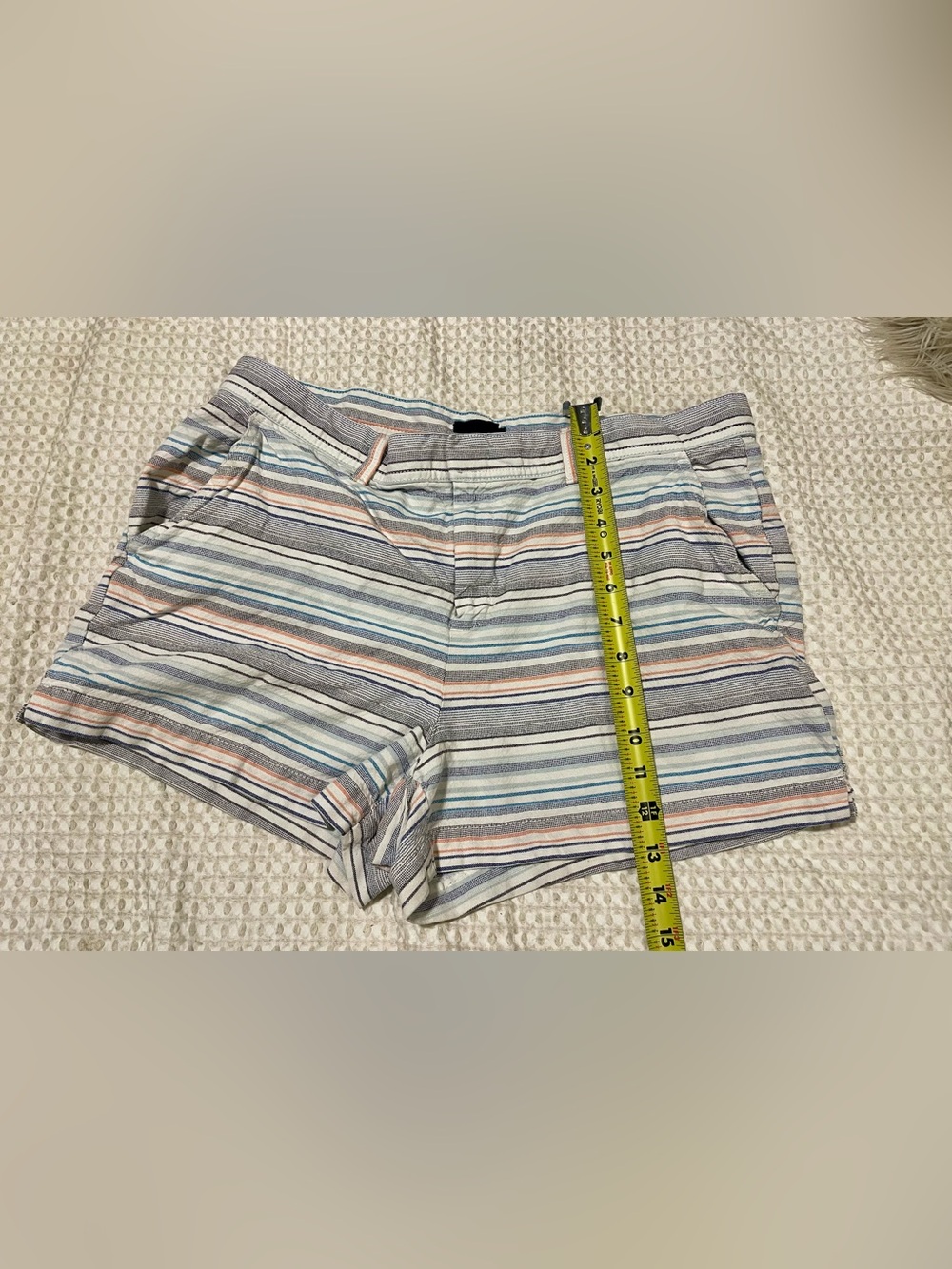 GAP Striped Shorts in Blue, Gray, Tan